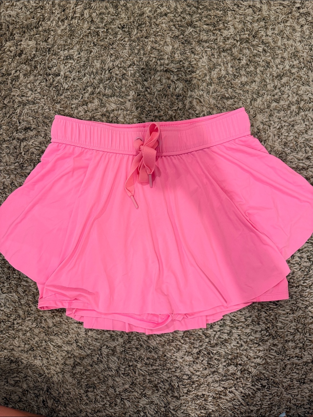 TCEC Hot Pink Athletic Skort with Elastic Waistband